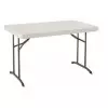 Table pliante rectangulaire en polypro