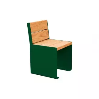 Visuel du fauteuil public en bois Milan