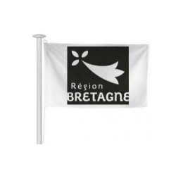 Drapeau Officiel horizontal - Bretagne -à hisser sur un mât - DMC Direct
