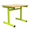 Table/bureau pour crèche et école maternelle. Déclinaisons de couleurs et de tailles