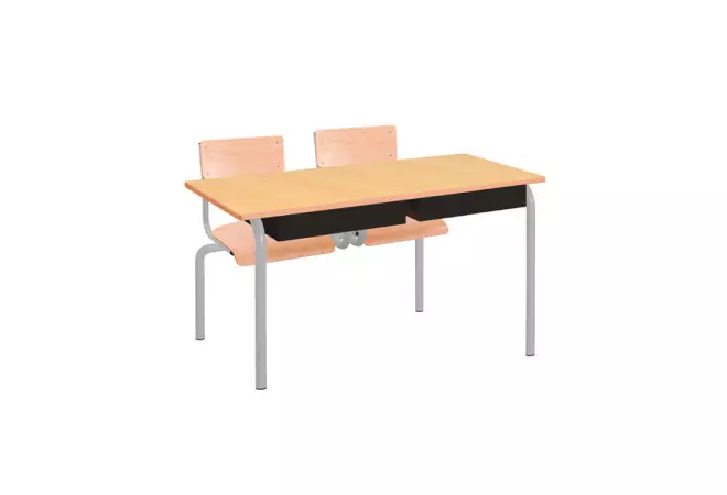 130x50 cm - Bureau école avec chaise attenante