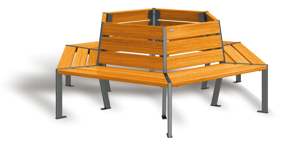 banc tour d'arbre