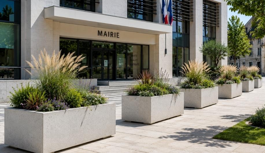 jardinière en béton
