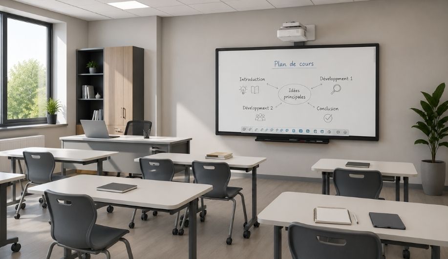 salle de classe interactive