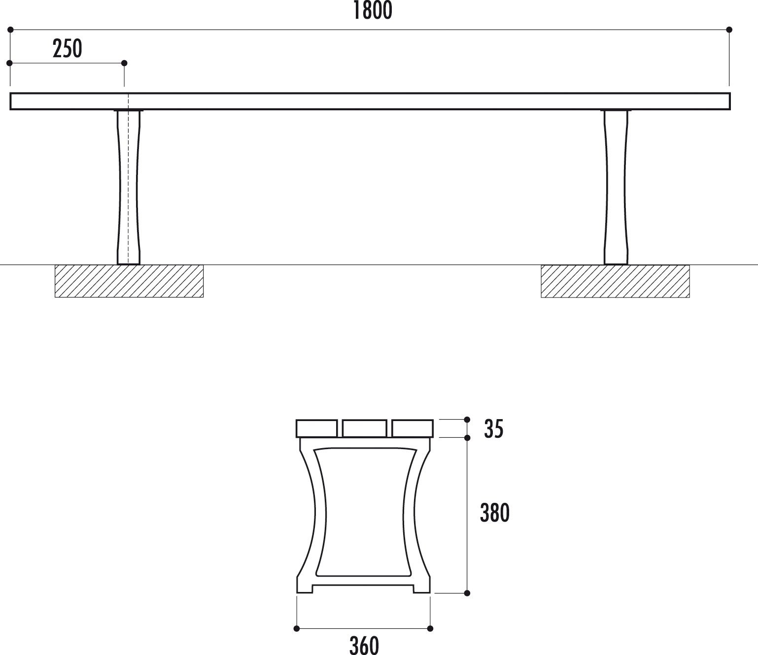 banquette en bois pour équiper les collectivités dmc direct