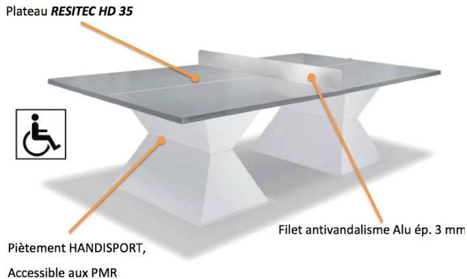 Table ping pong Diabolo