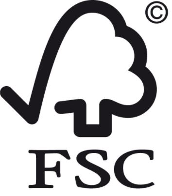 Certification FSC pour ce banc pin et fonte