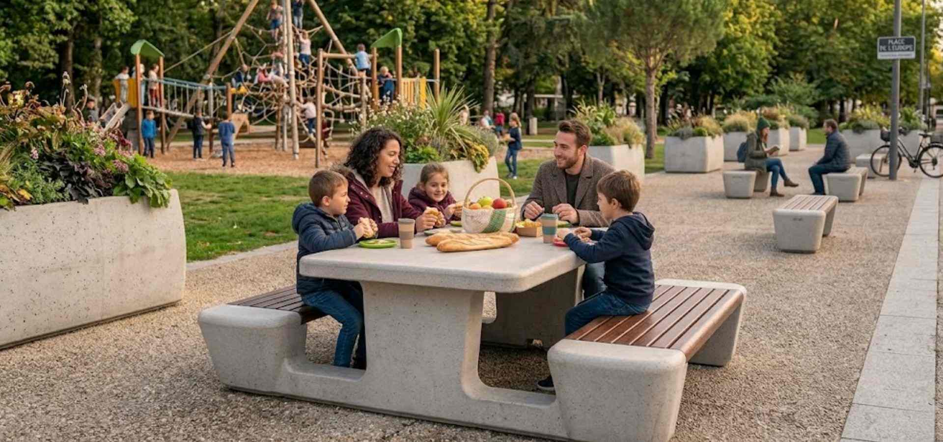 table-béton-pique-nique