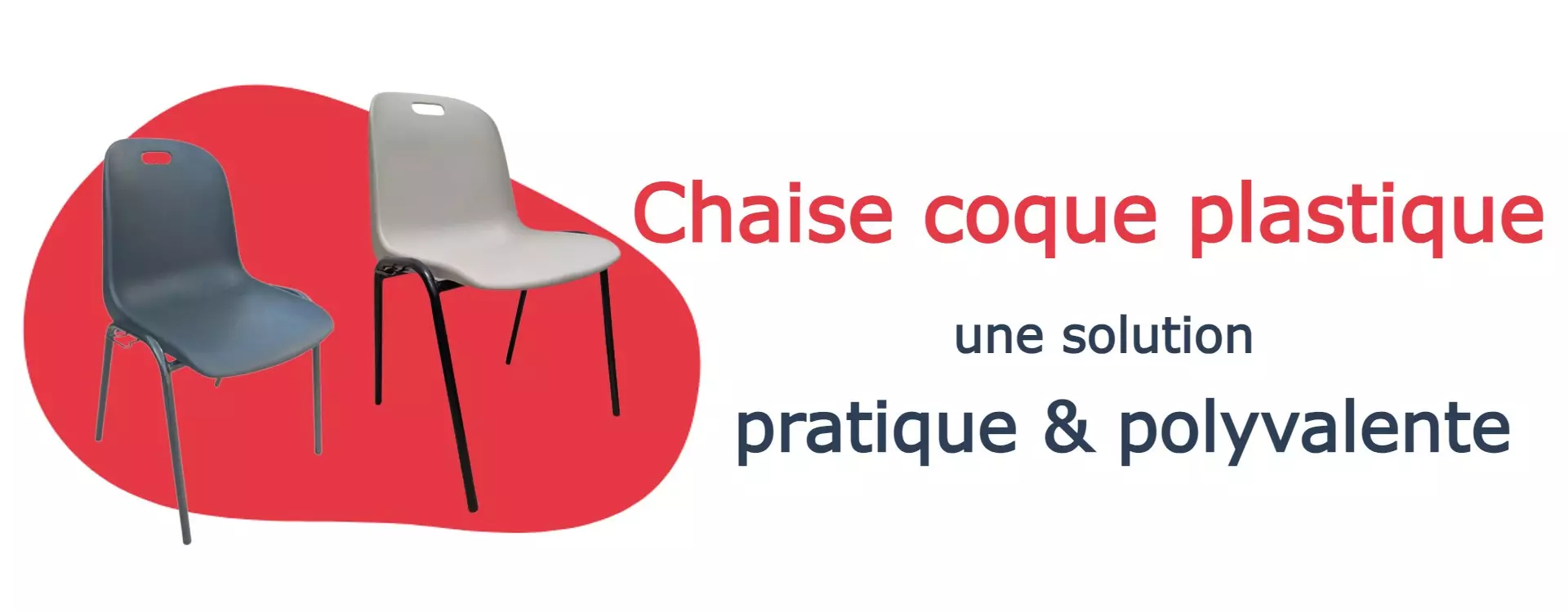 La chaise coque plastique, pratique et polyvalente